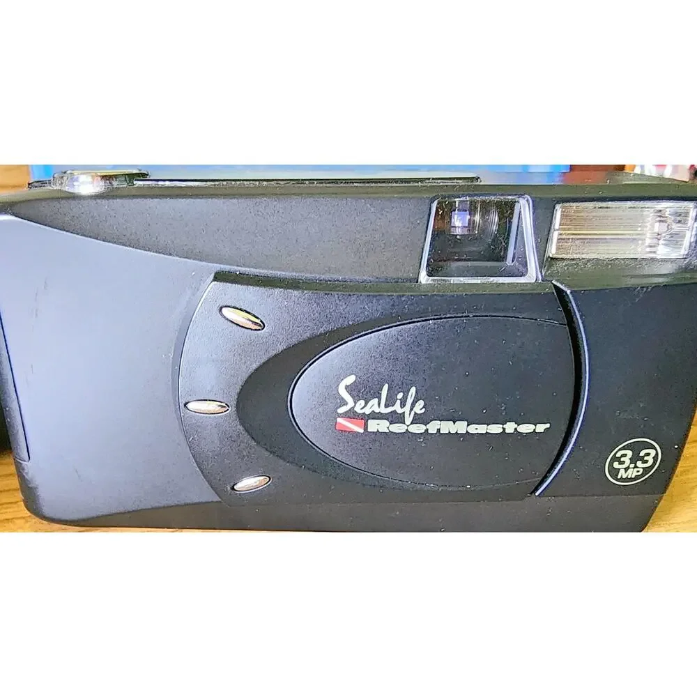 SeaLife ReefMaster Underwater Camera Ext. Flash Battery Charger & Extras READ